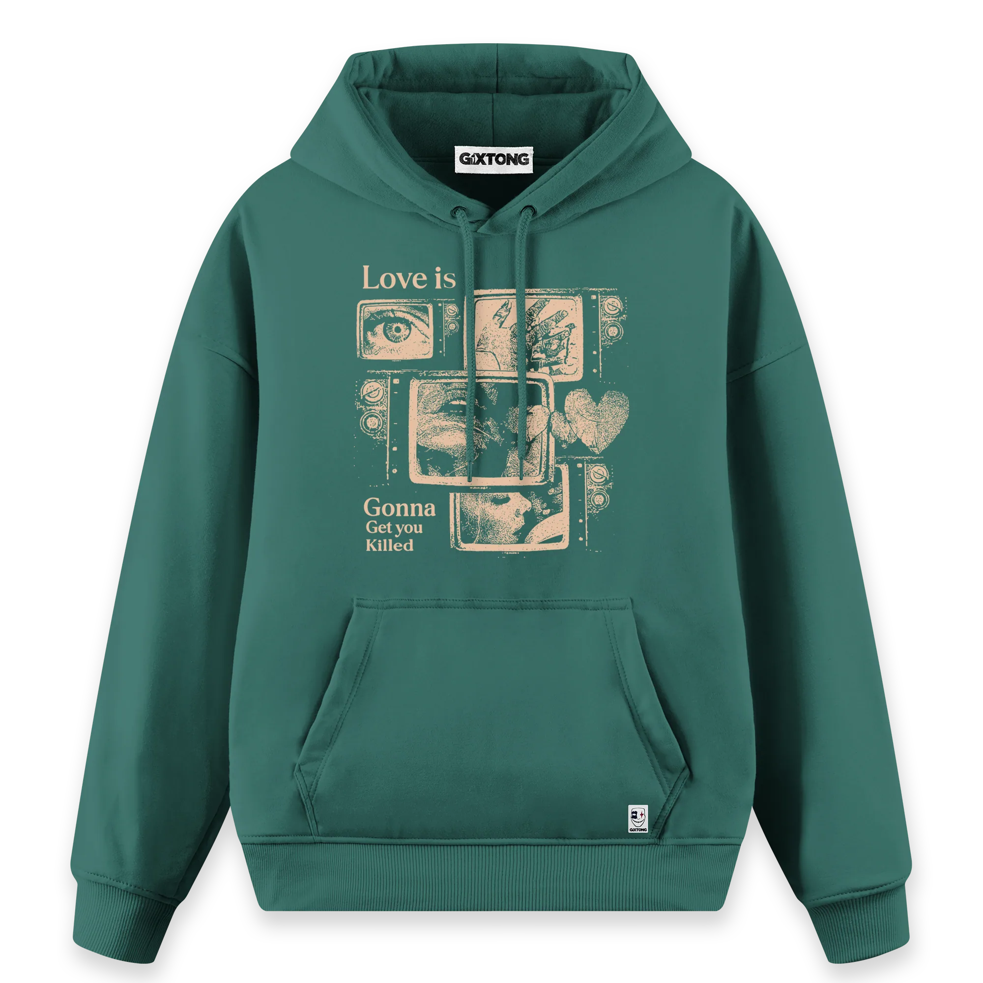 Love Is - Regular Fit Kalıp Hoodie
