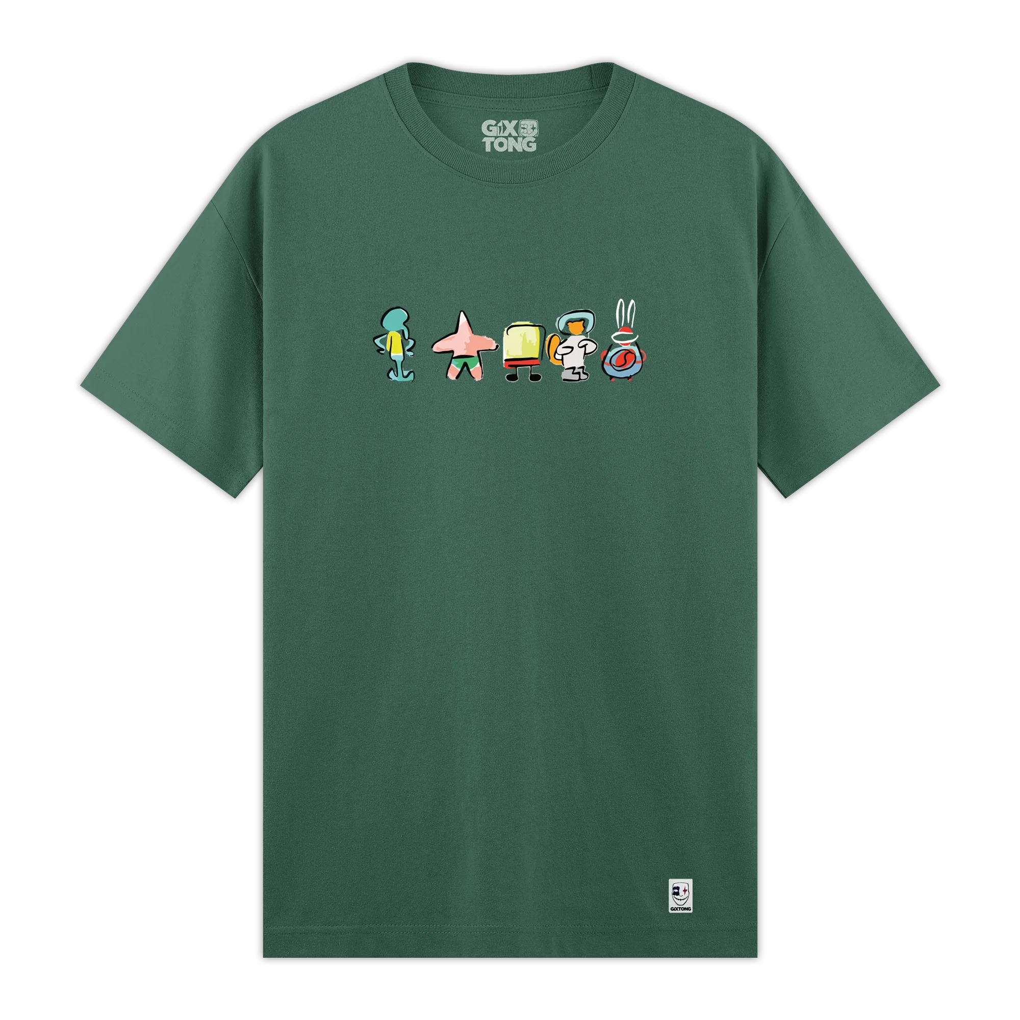 Sponge Family - Regular Fit Kalıp T-shirt