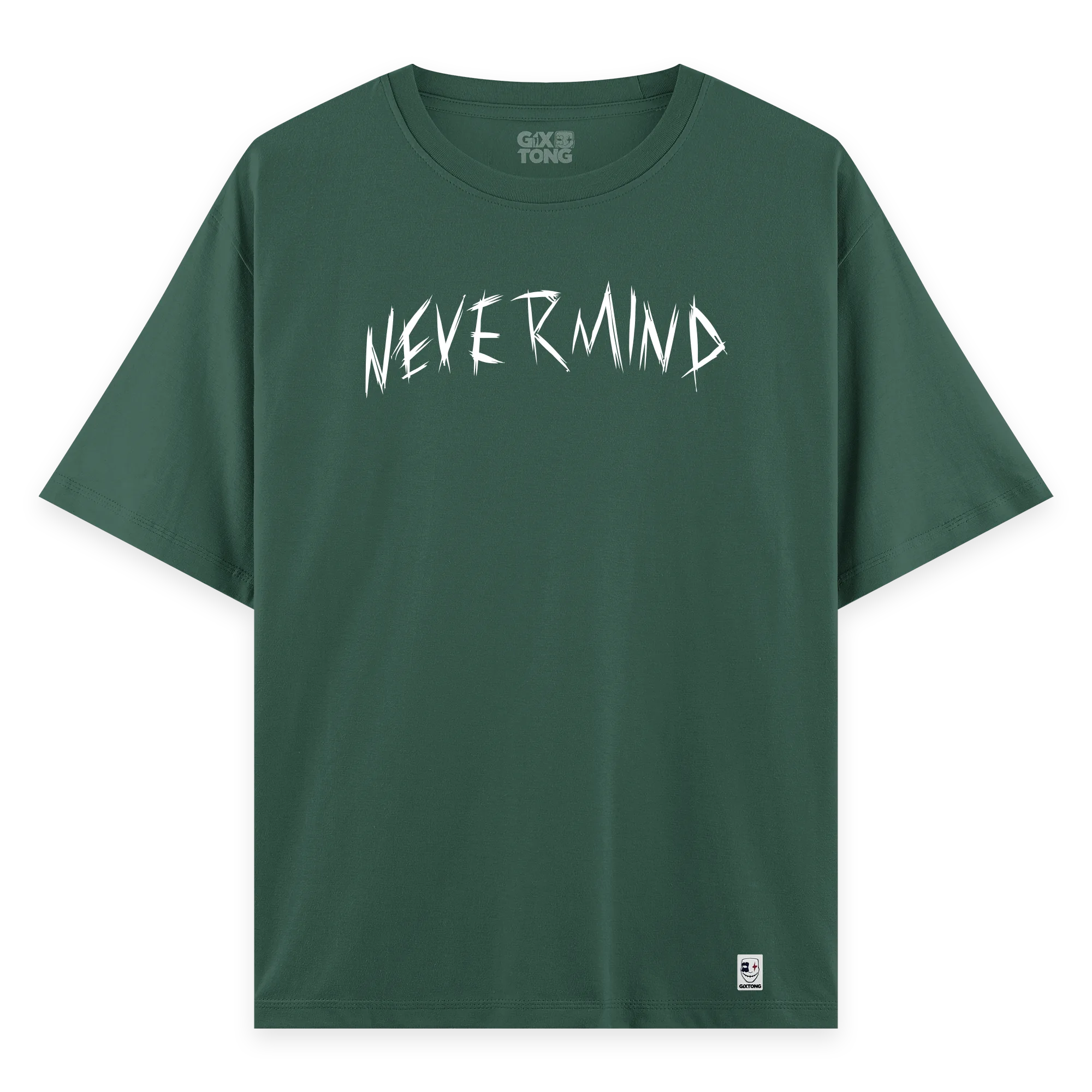 Nevermind - Oversize Bol Kalıp T-shirt