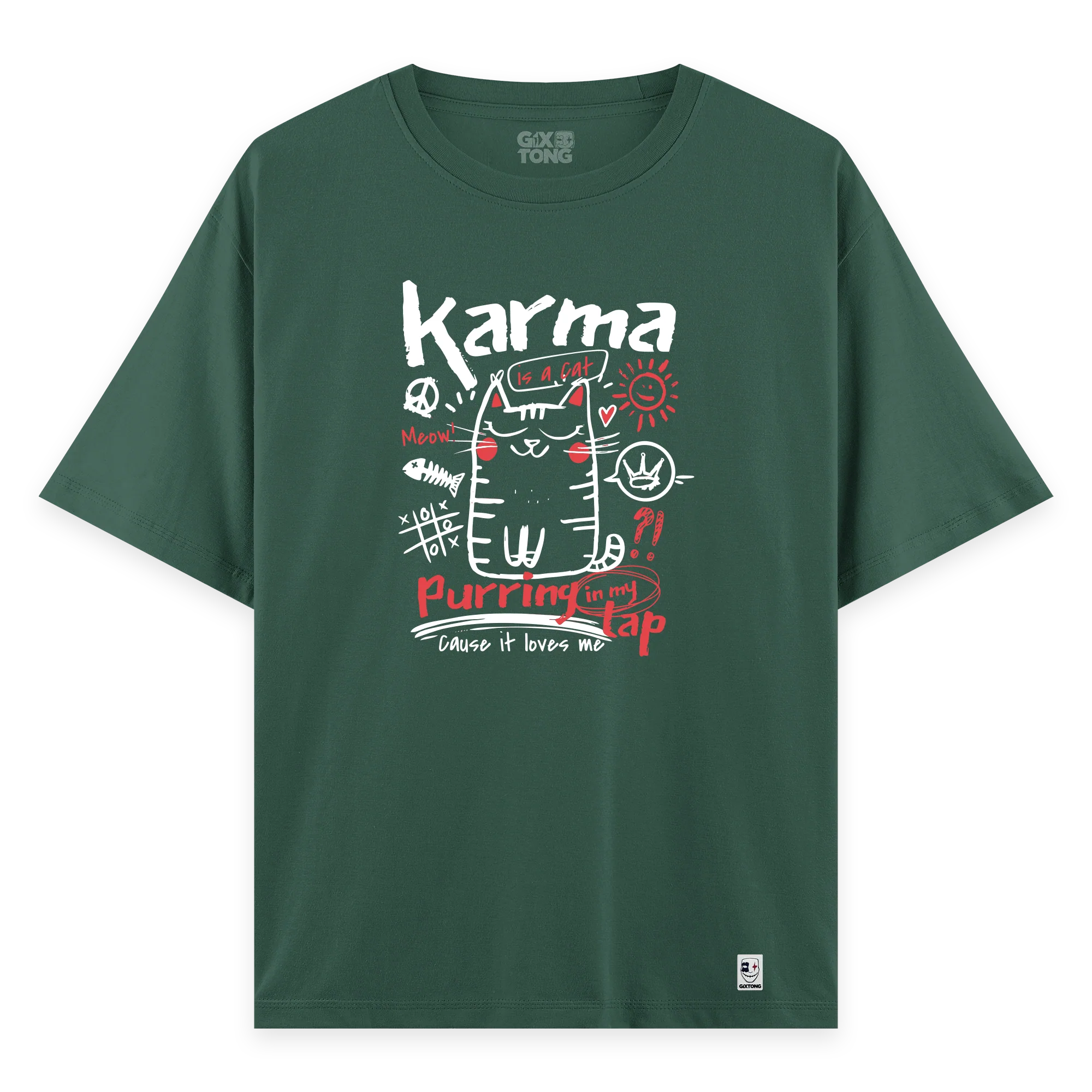 Karma - Oversize Bol Kalıp T-shirt