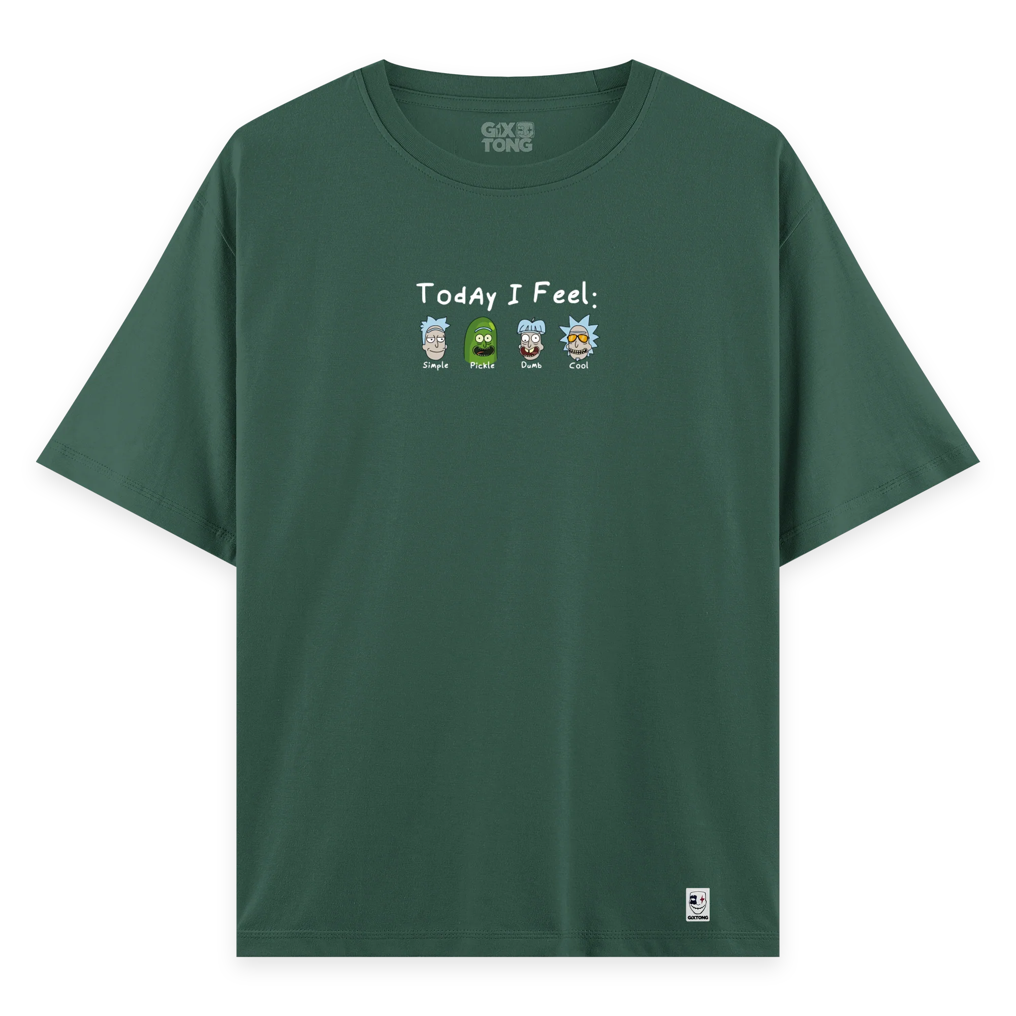 Rick's Routine - Oversize Bol Kalıp T-shirt