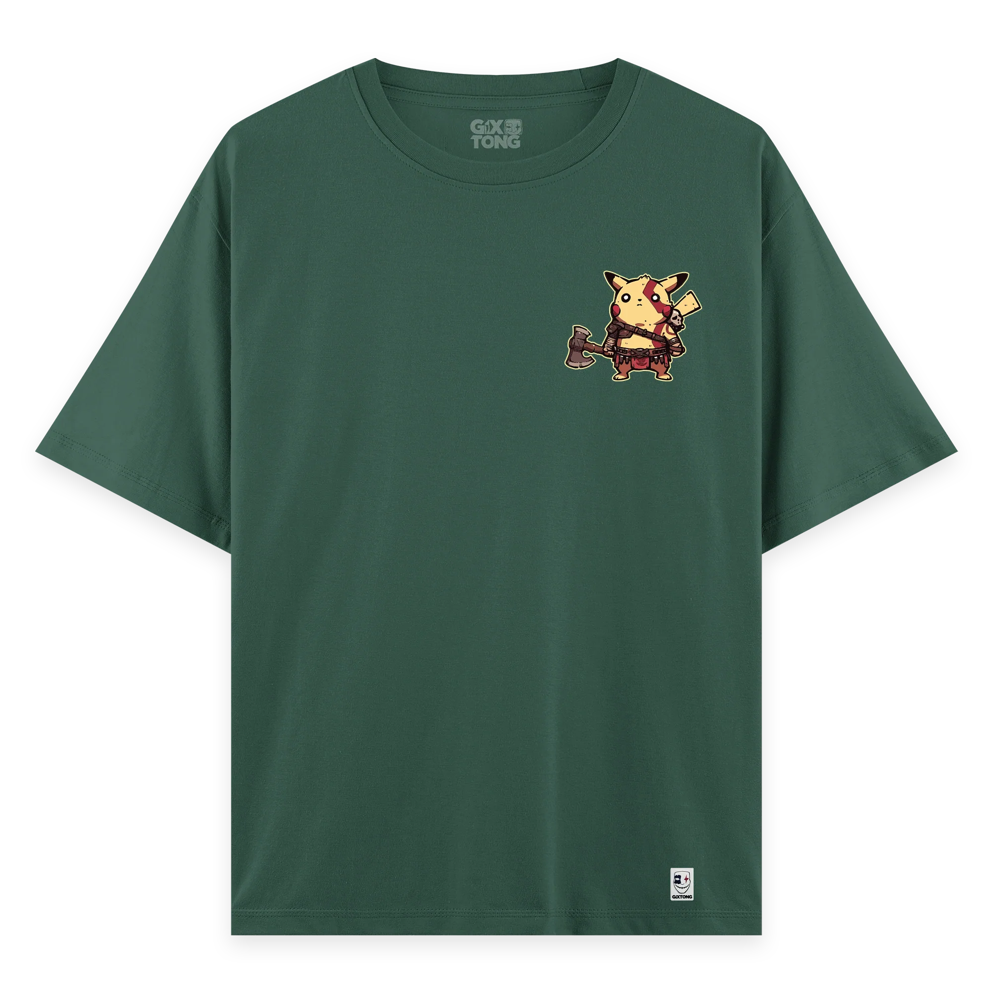 Pika Of War - Oversize Bol Kalıp T-shirt