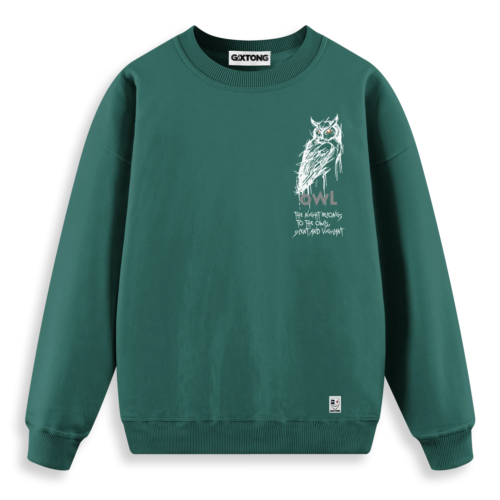 Night Owl - Regular Fit Kalıp Sweatshirt