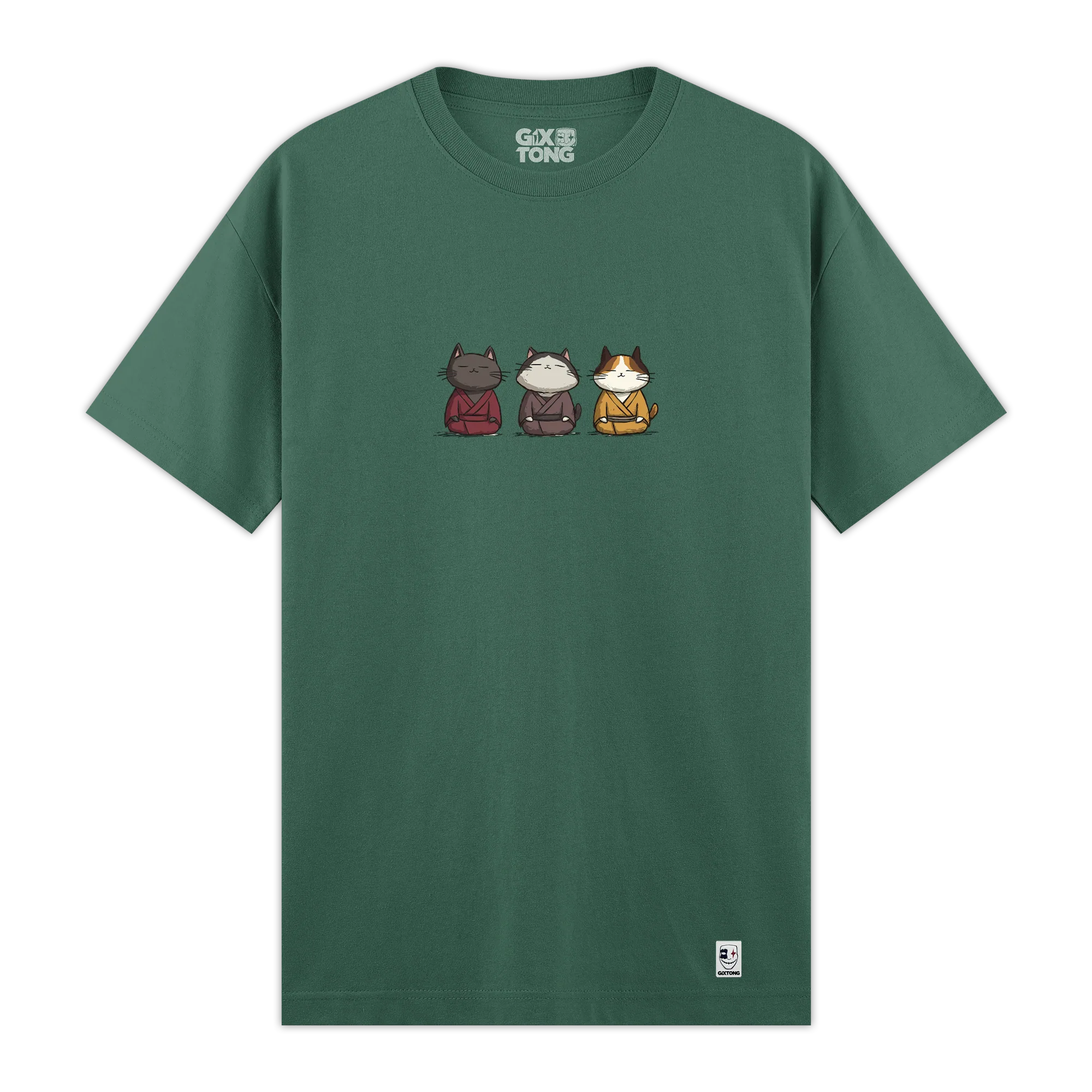 Samurai Cats - Regular Fit Kalıp T-shirt