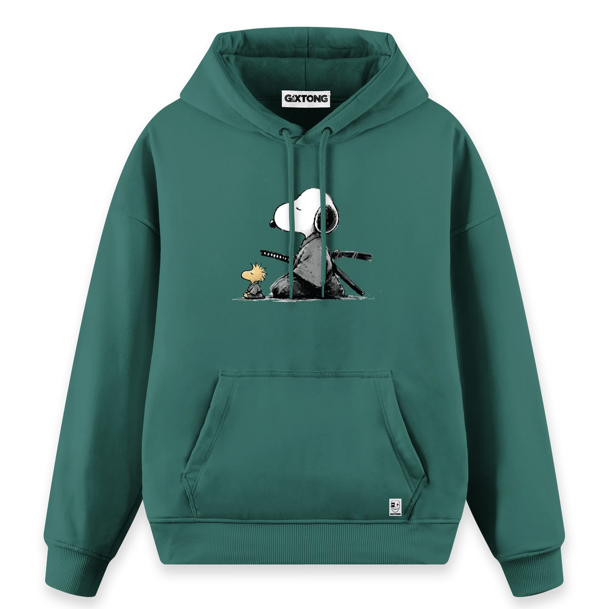 Samurai Snoopy - Regular Fit Kalıp Hoodie