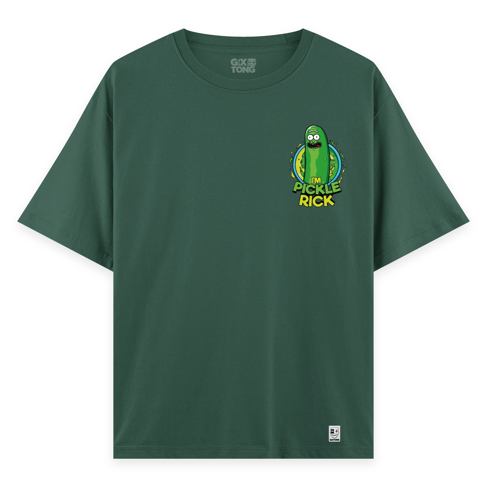 Pickle Rick - Oversize Bol Kalıp T-shirt
