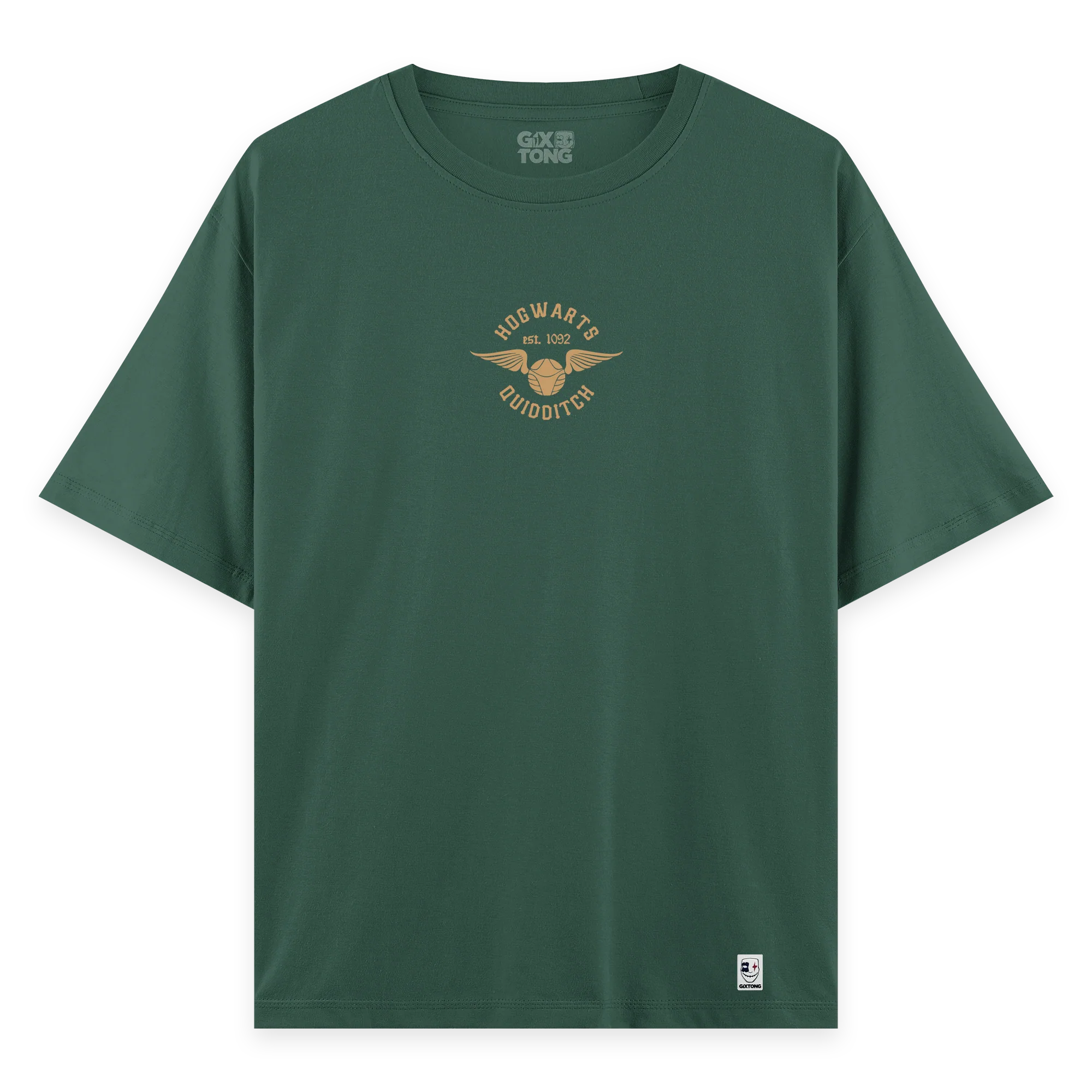Hogwarts - Oversize Bol Kalıp T-shirt