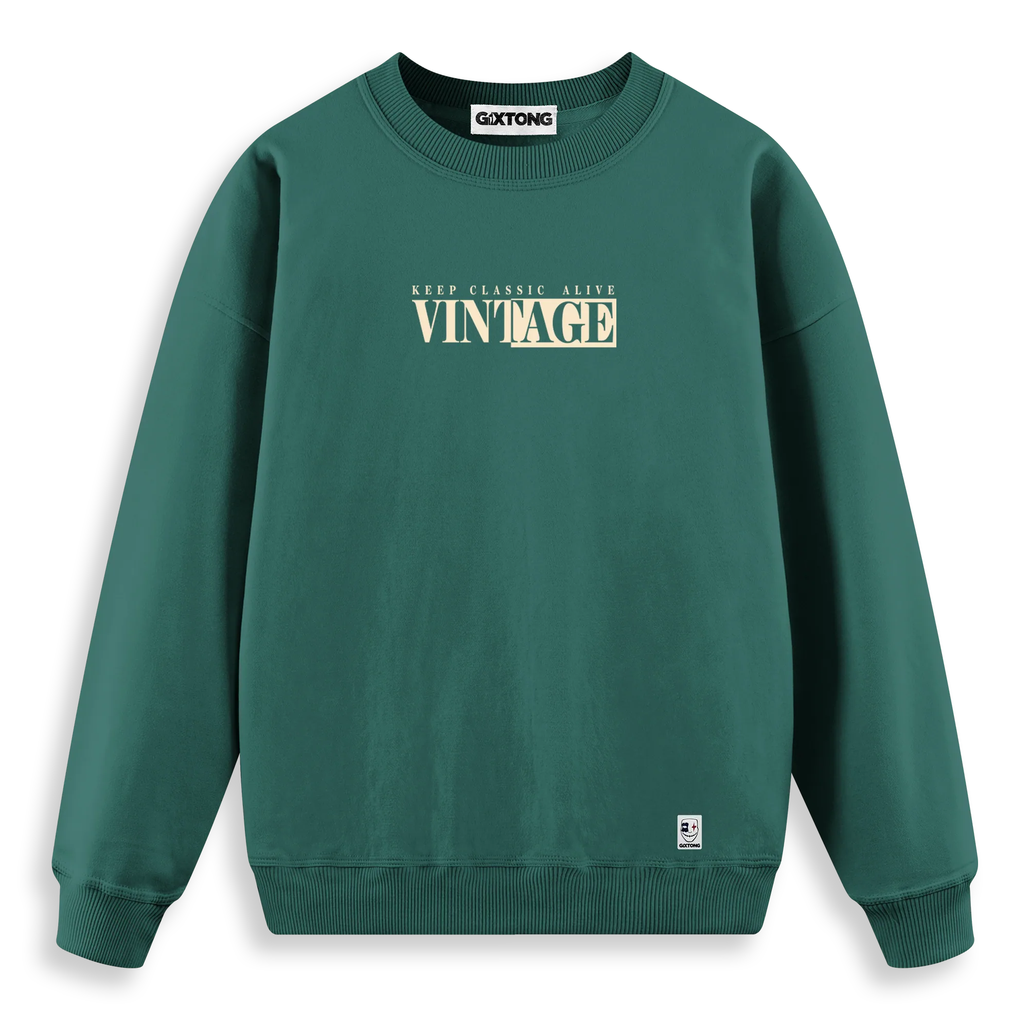 Vintage - Regular Fit Kalıp Sweatshirt