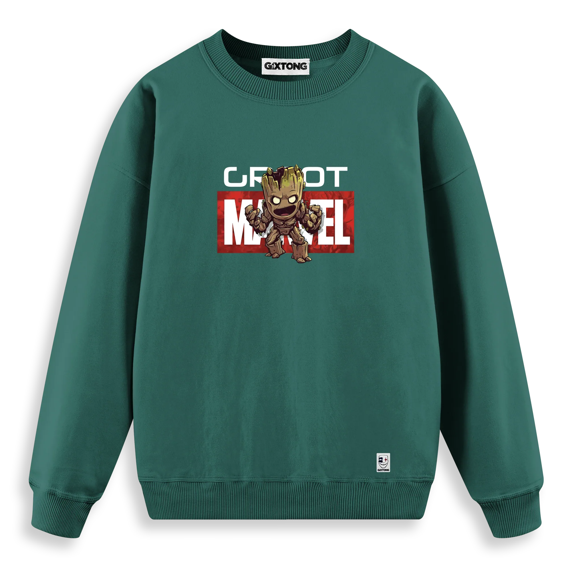 Marvel Groot - Regular Fit Kalıp Sweatshirt