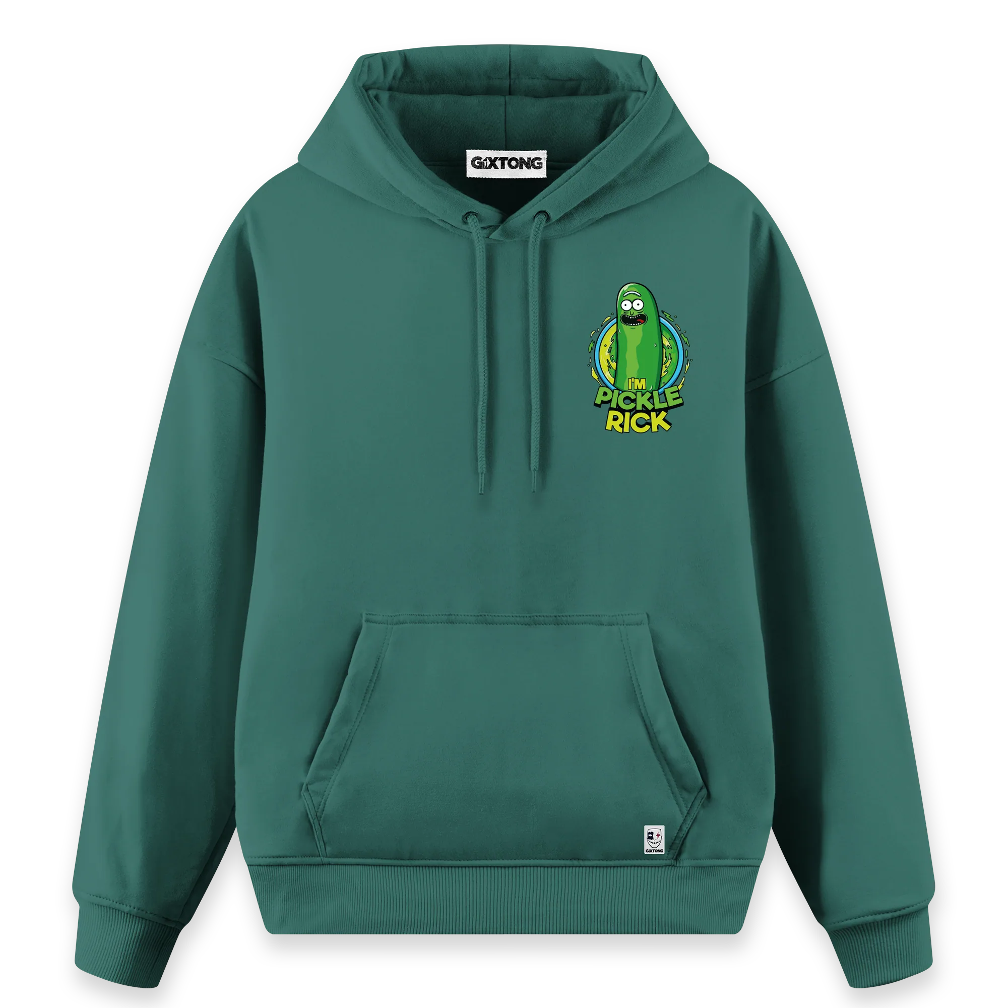 Pickle Rick - Regular Fit Kalıp Hoodie