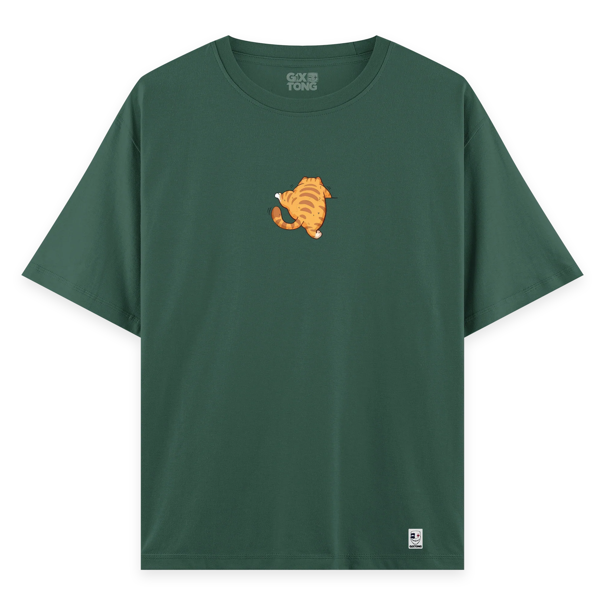 Fat Cat - Oversize Bol Kalıp T-shirt