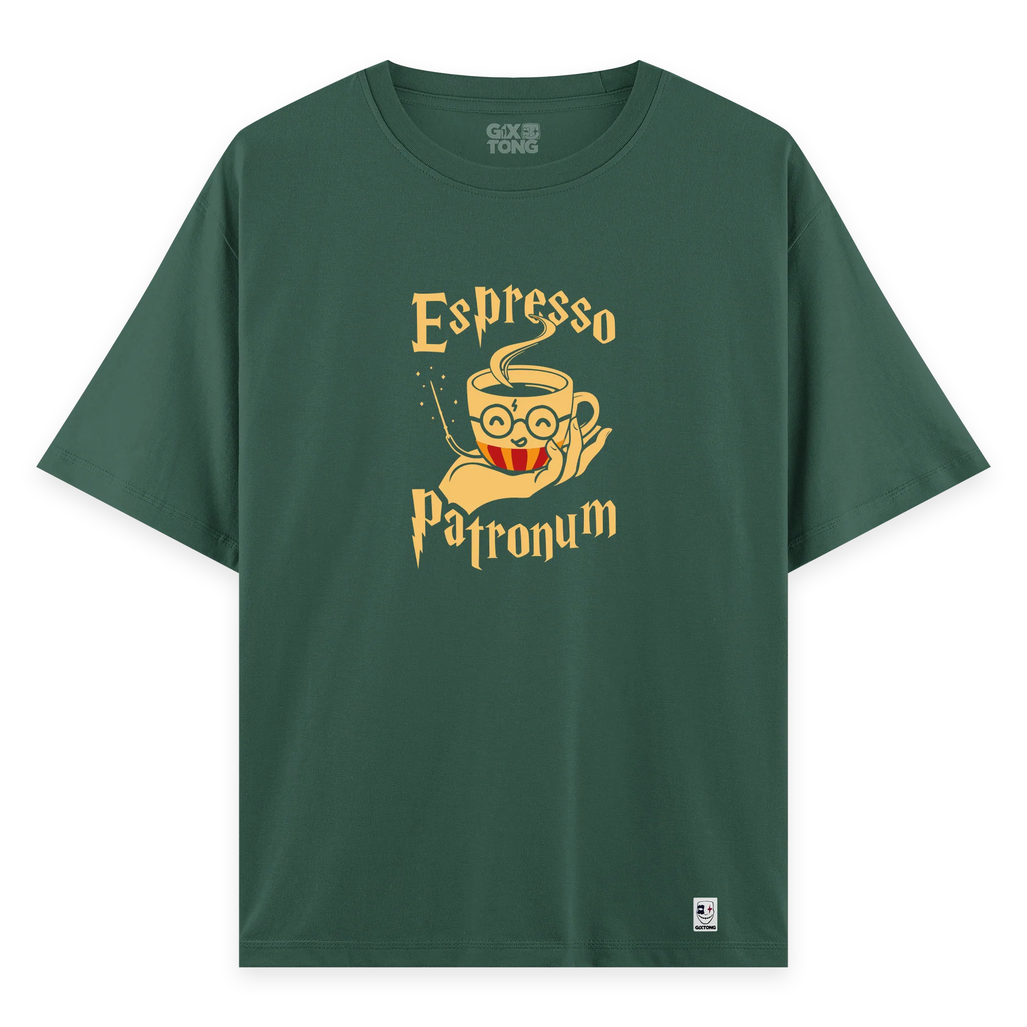 Espresso Patronum - Oversize Bol Kalıp T-shirt